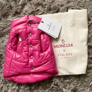 BNWT Moncler Dog vest with dustbag